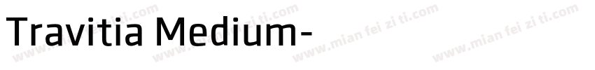 Travitia Medium字体转换
